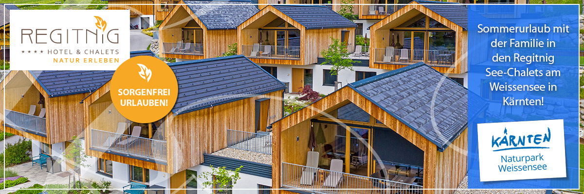 REGITNIG Chalets - Bikeurlaub See-Chalet Weissensee Kärnten