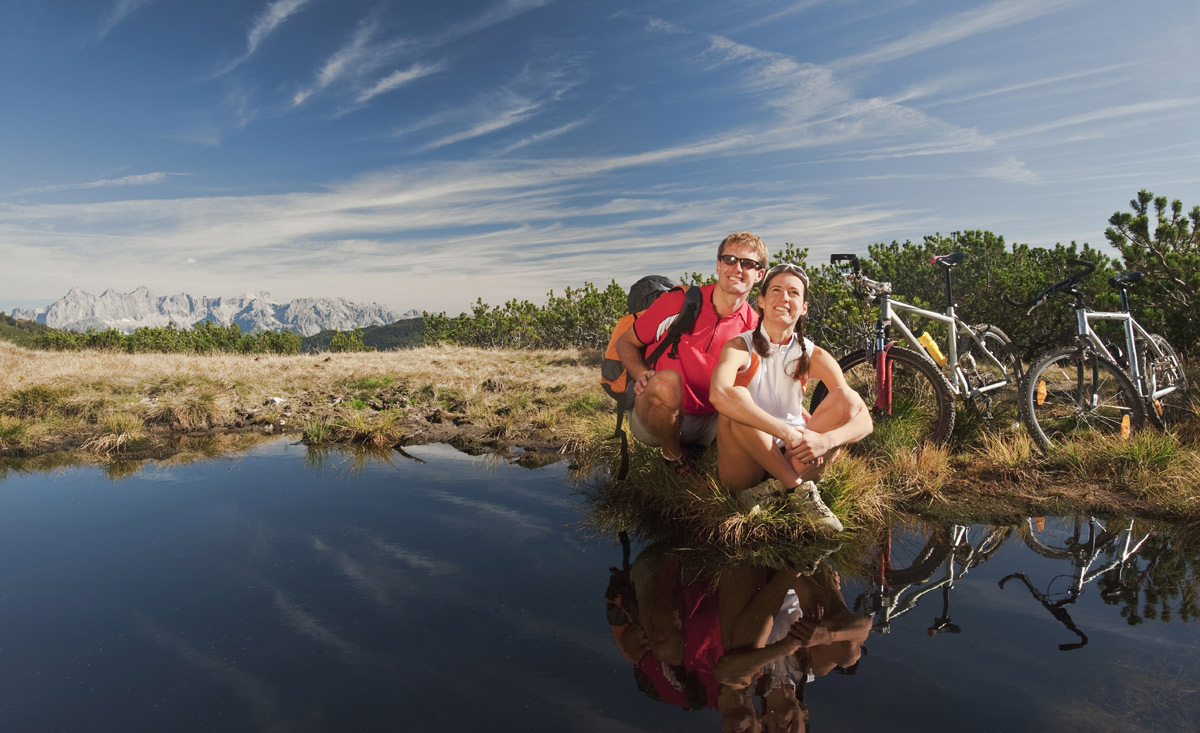 Radurlaub mit der Familie und Radfahren mit Kindern in der Salzburger Sportwelt